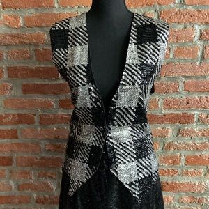 Sequin vest